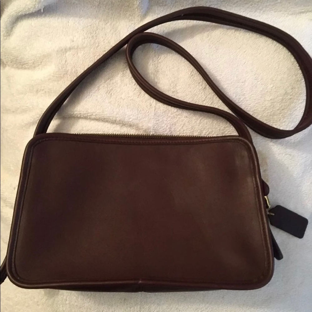 AUTHENTIC COACH VINTAGE BROWN CROSSBODY